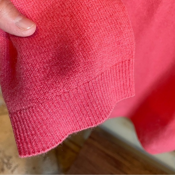 Charter Club Cashmere Sweater Peachy Orange - Picture 8 of 9